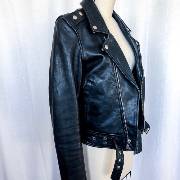 BLK DNM Leather Jacket 1 - Picture 3 of 7
